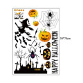 PVC Halloween Pumpkin Decorative Stickers Custom Wall Decoration Stickers